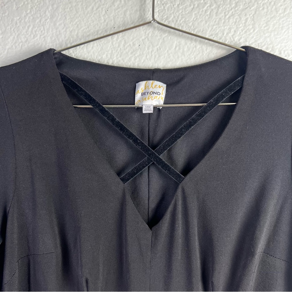 Ashley Graham Beyond Black Dress Size 14w - Picture 5 of 11